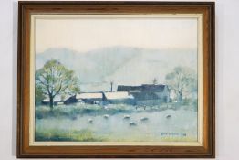 Colin Allbrook (b 1956), Mist and Sunlight, oil on canvas, signed lower right and dated 1988, 29.