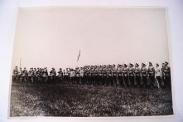 Czarist Russia, five military photographs, 15 x11", most showing Czar,