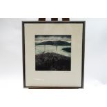 Jean Whitley, Porlock Weir, etching aquatint, limited edition 1/6, signed and dated 1988 in pencil,