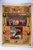 Ephemera, Royalty chromo plates from Queen Victoria Jubilee 1897 (6), George V (22),