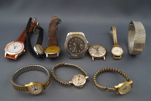 Ten various vintage wristwatches including gentleman's examples by Limit & Pierre Cardin,