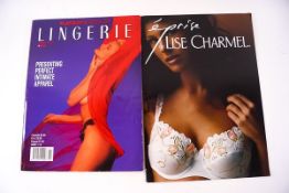 A quantity of Glamour lingerie magazines including Playboy (4), Myla (2),