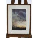 Ken Brown, Stormy Skies, watercolour, signed and dated '90 lower right,