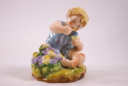 A Royal Worcester figure of 'Mischief', modelled by F G Doughty, printed and painted factory marks,