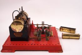 A Mamod stationary steam engine,