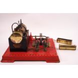 A Mamod stationary steam engine,