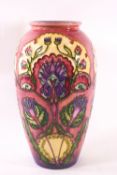 A William Moorcroft Pottery baluster vase,