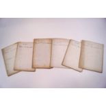 Seven 19th century OS maps for Cheshire and Wales, one inch to the mile,