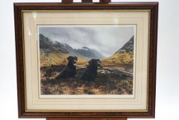 Steven Townsend, Under Brooding Clouds, limited edition print, signed and numbered 560/660, 44.