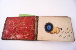 A 20th century autograph book, circa 1910,