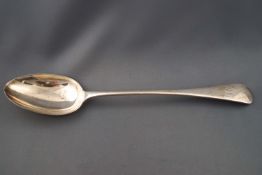 An Old English pattern silver basting spoon, by Elkington and Co.