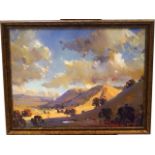 Ross Paterson, Clouds over Strathbogies, oil on board, signed lower right and dated '06,