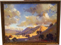 Ross Paterson, Clouds over Strathbogies, oil on board, signed lower right and dated '06,