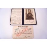 A WWI British Empire Aviators certificate and permit for Captain Oliver Nash Moriarty,