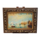 W Meadows, 19th century, Venetian Canal scene, oil on canvas, a pair, one signed lower left,