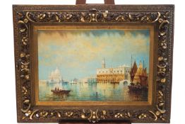 W Meadows, 19th century, Venetian Canal scene, oil on canvas, a pair, one signed lower left,