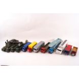 A quantity of Dinky toys including two Foden lorries, a Big Bedford Heinz 57 truck,