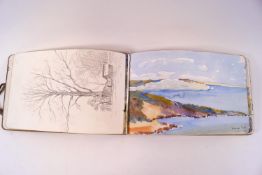 Complete portfolio of drawings, watercolours and sketches by Reverend Henry Balmforth,