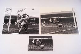 A collection of Football photographs, Gordon Banks, 4 Press Photos 8 x 10, one signed,