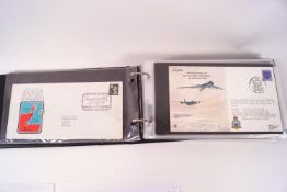 A quantity of Aviation First Day covers in albums,