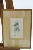 Robin Ironside (1912-1965), 'Animal Vendor', watercolour, gallery label to verso, 20.3cm x 12.