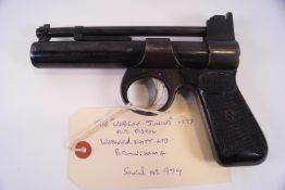 A Webley Junior .177 air pistol, serial no.