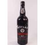 A bottle of Offley Boa Vista vintage port,