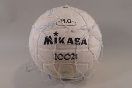 A football signed by Bristol City,