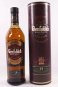 A bottle of Glenfiddich Solera Reserve 15 year old single malt whisky