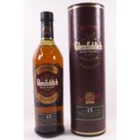 A bottle of Glenfiddich Solera Reserve 15 year old single malt whisky