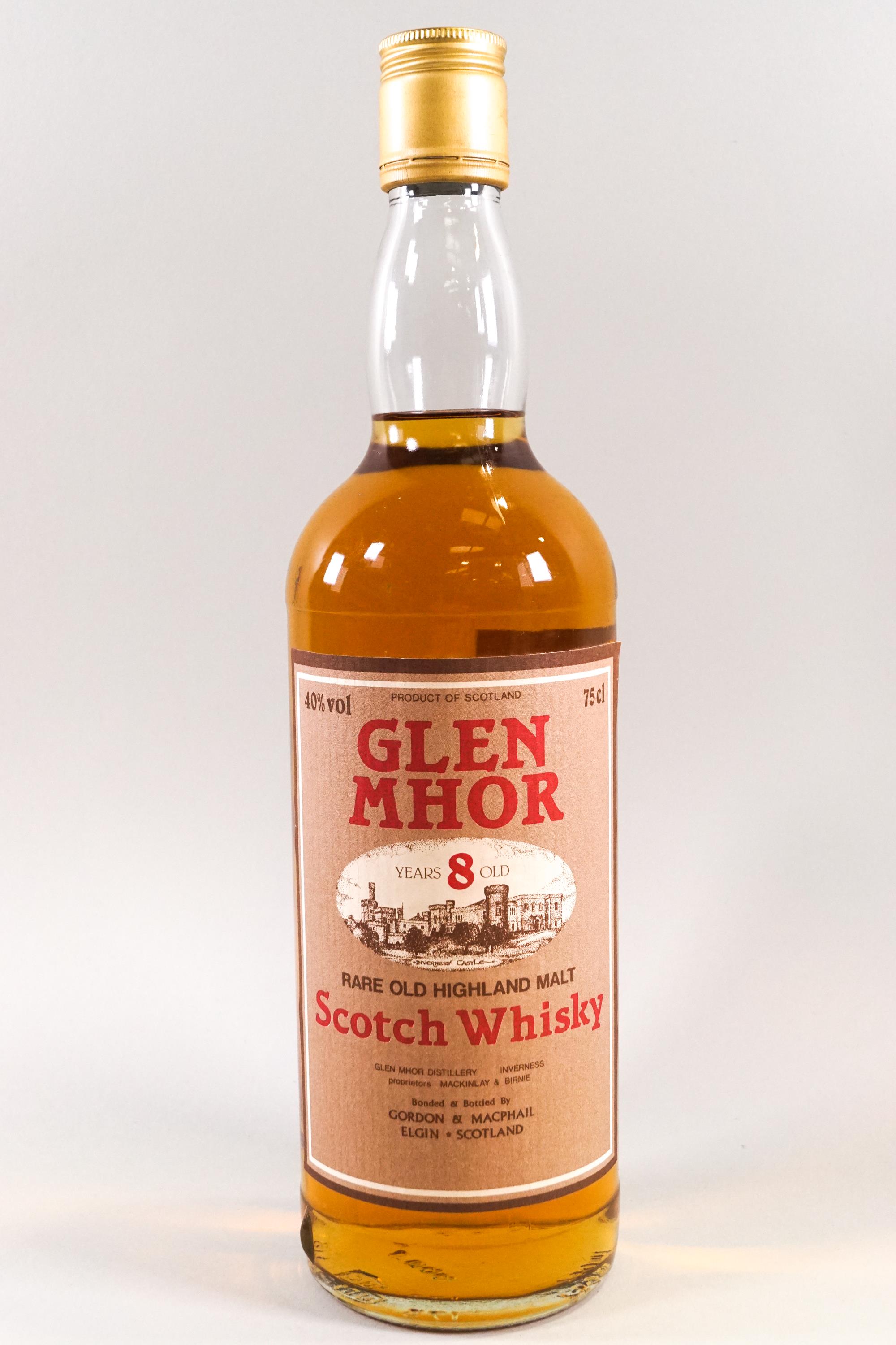 1 bottle Glen Mhor, 8 year old whisky, 750ml,