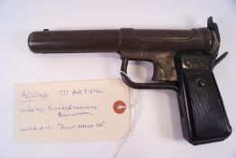 An Acvoke .177 air pistol by Accles and Shelvoke, Birmingham