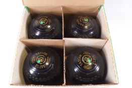 A set of four Taylor Elite bowls,