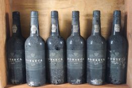 Six bottles of Fonseca Vintage Port 1985,
