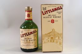 Littlemill 8 year old whisky, 40% proof, 700ml,