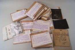 Photographs - A collection of celluloid negatives, many 1950's, a few 1970's, and glass plates,