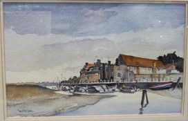 Denis Lord, Morning at Blakeney, Norfolk, watercolour, signed lower left, 32.