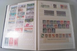 A large stockbook of stamps for East and West Germany,
