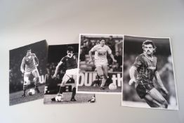 Football - 8 x 10" and smaller Press photos, mainly W-Z surnames, a few others, Internationals,