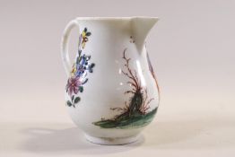 A Worcester porcelain sparrow beak jug,