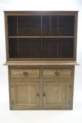 A Victorian stained pine dresser,