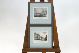 A set of five engravings titled 'Views in the City Of Bath', 16.5cm x 19.