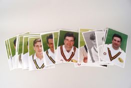 Cricket - 5 x 7", Press photographs, including Pringle, Malcolm, K Curran, Gough, Hick, Gooch, Moir,