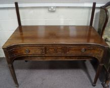 An early 20th century mahogany sideboard with slide out glass back,