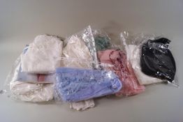 Sixteen items of 1960's-80's lingerie, including slips,