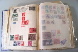 A Triumph World album of stamps including some interesting Hong Kong examples