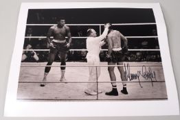 Boxing - 8 x 10" , silver gelatin photographs of Henry Cooper v Casius Clay,