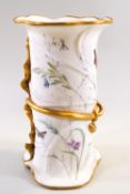 A 19th century Continental porcelain vase in Worcester style,