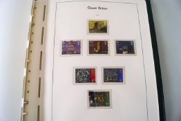 A Lighthouse GB Stamp album with inserted mounts (1971 -1987) Defs and Comms,