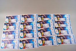 Football - 2002 World Cup, un-used Press tickets, including England v Sweden, Argentina, Nigeria,